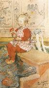 Carl Larsson Lisbeth painting